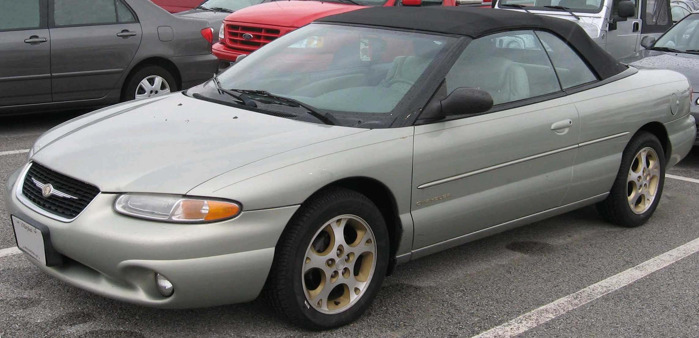 Размер колёс на Chrysler Sebring 2000 Подбор шин на Chrysler Sebring 2000