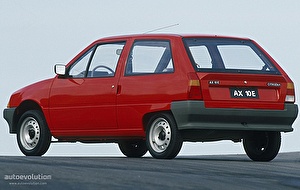 Размер колёс на Citroen Ax 1989 Подбор шин на Citroen Ax 1989