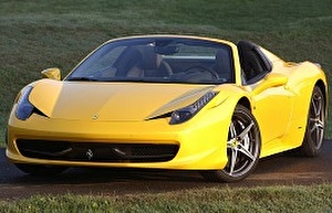 Размер колёс на Ferrari 458 Spider 2011 Подбор шин на Ferrari 458 Spider 2011