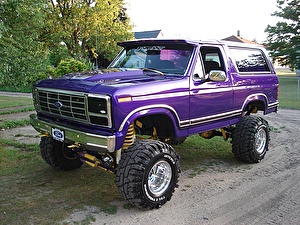 Размер колёс на Ford Bronco I 1983 Подбор шин на Ford Bronco I 1983