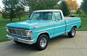 Размер колёс на Ford F-100 1967 Подбор шин на Ford F-100 1967