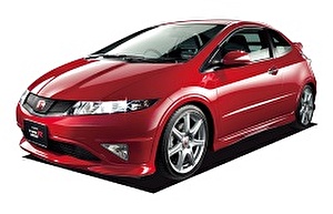 Размер колёс на Honda Civic Type R 2011 Подбор шин на Honda Civic Type R 2011