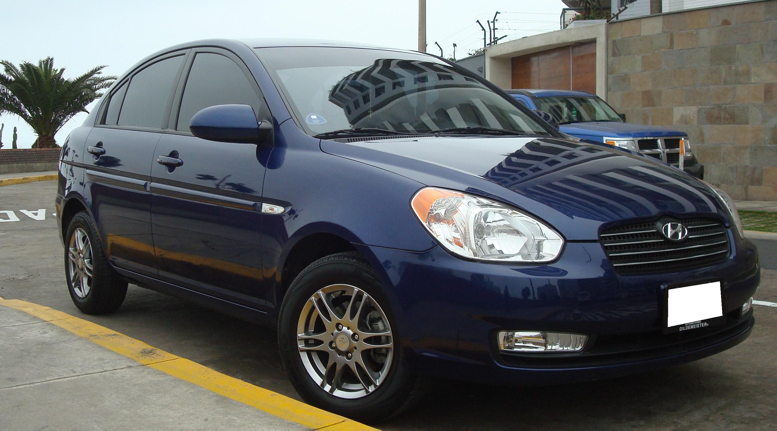 Размер колёс на Hyundai Accent 2009 Подбор шин на Hyundai Accent 2009