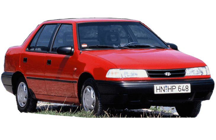 Размер колёс на Hyundai Pony 1991 Подбор шин на Hyundai Pony 1991