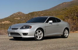 Размер колёс на Hyundai Tiburon 2007 Подбор шин на Hyundai Tiburon 2007