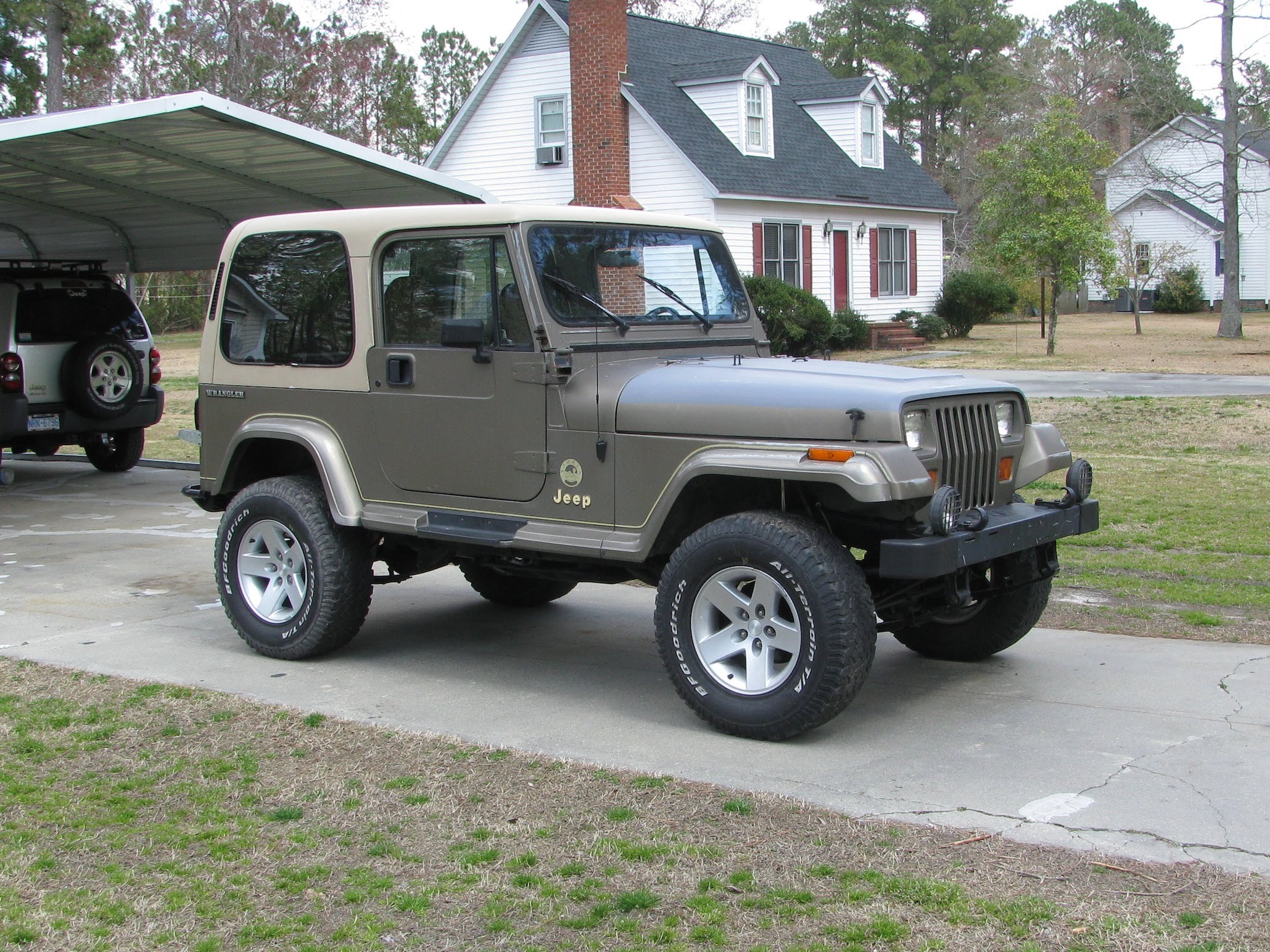 Размер колёс на Jeep Wrangler 1991 Подбор шин на Jeep Wrangler 1991