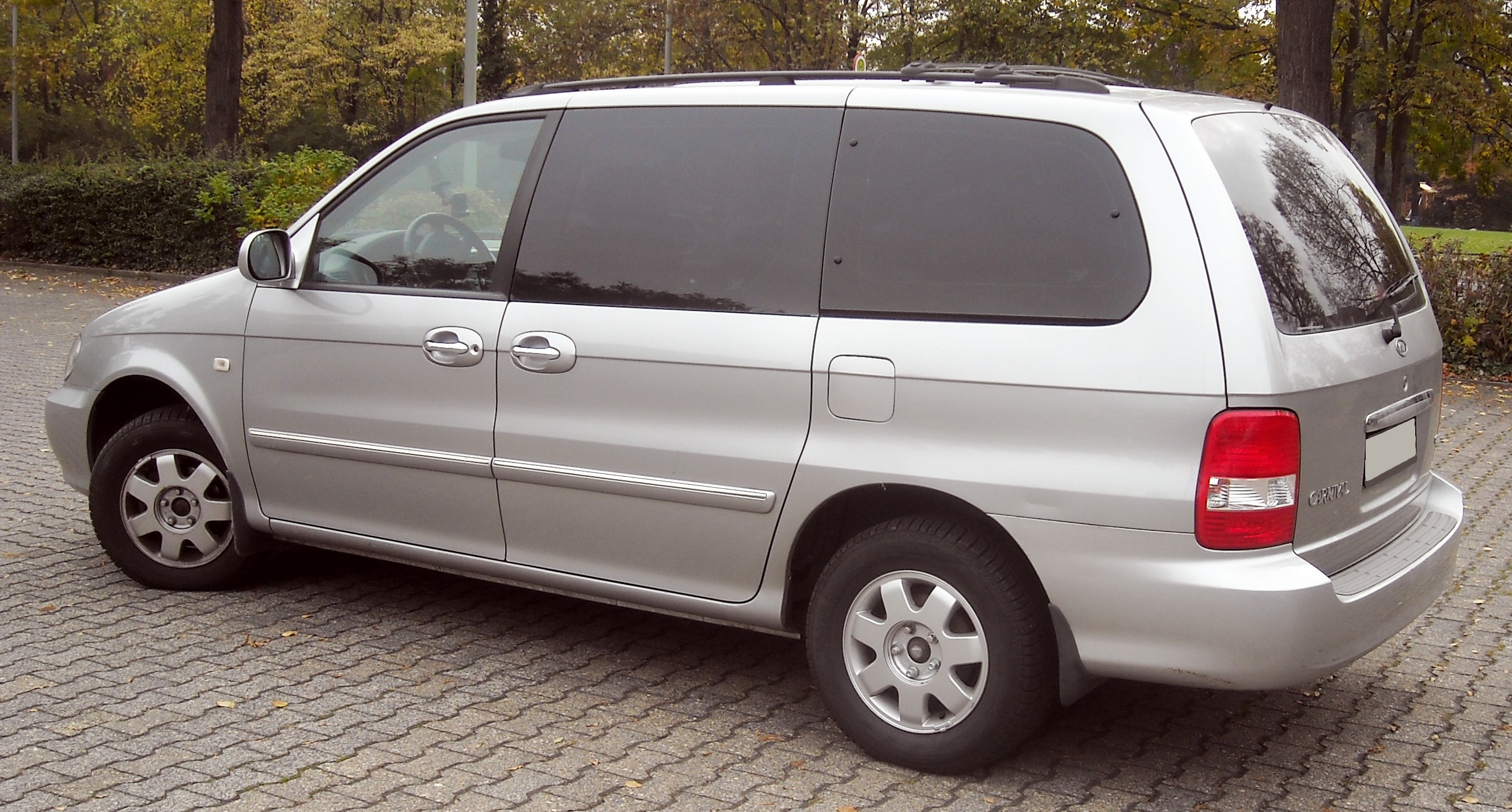 Размер колёс на Kia Carnival 2005 Подбор шин на Kia Carnival 2005