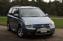 Размер колёс на Kia Grand Carnival 2007 Подбор шин на Kia Grand Carnival 2007