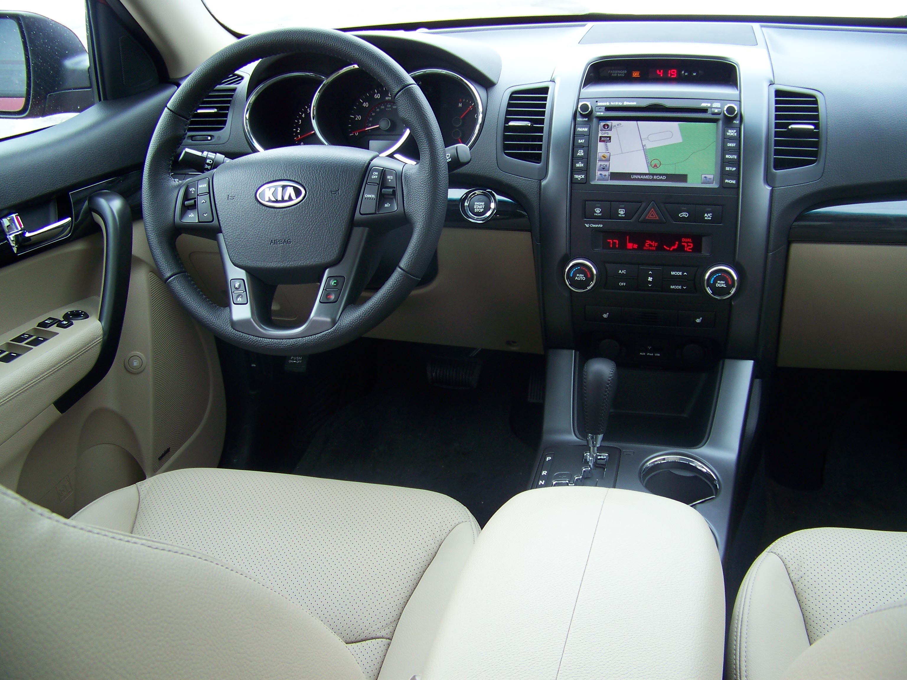 Размер колёс на Kia Sorento 2010 Подбор шин на Kia Sorento 2010