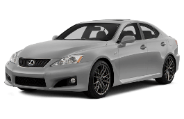 Размер колёс на Lexus IS F 2013 Подбор шин на Lexus IS F 2013