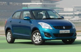 Размер колёс на Maruti DZire 2012 Подбор шин на Maruti DZire 2012