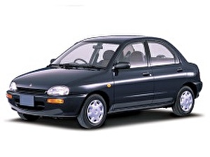 Размер колёс на Mazda 121 1993 Подбор шин на Mazda 121 1993