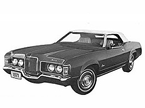 Размер колёс на Mercury Cougar 1973 Подбор шин на Mercury Cougar 1973