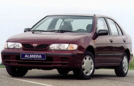 Размер колёс на Nissan Almera 1998 Подбор шин на Nissan Almera 1998