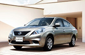 Размер колёс на Nissan Latio 2012 Подбор шин на Nissan Latio 2012