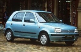 Размер колёс на Nissan Micra 1995 Подбор шин на Nissan Micra 1995