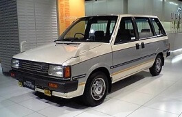 Размер колёс на Nissan Prairie 1984 Подбор шин на Nissan Prairie 1984
