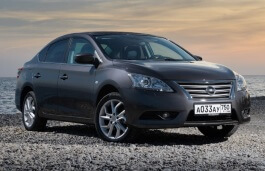 Размер колёс на Nissan Sentra 2014 Подбор шин на Nissan Sentra 2014