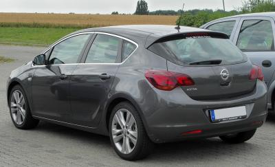 Размер колёс на Opel Astra J 2010 Подбор шин на Opel Astra J 2010