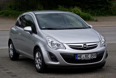 Размер колёс на Opel Corsa 2012 Подбор шин на Opel Corsa 2012