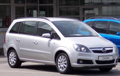Размер колёс на Opel Zafira 2005 Подбор шин на Opel Zafira 2005