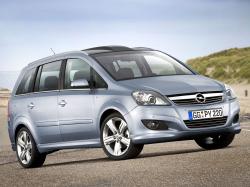 Размер колёс на Opel Zafira 2007 Подбор шин на Opel Zafira 2007