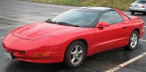 Размер колёс на Pontiac Firebird 1997 Подбор шин на Pontiac Firebird 1997