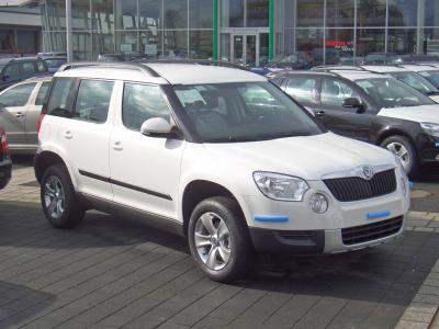 Размер колёс на Skoda Yeti 2010 Подбор шин на Skoda Yeti 2010