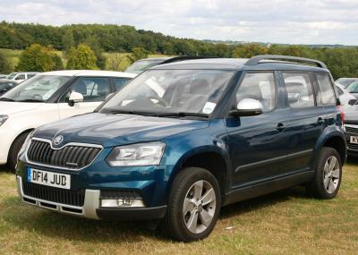 Размер колёс на Skoda Yeti 2014 Подбор шин на Skoda Yeti 2014