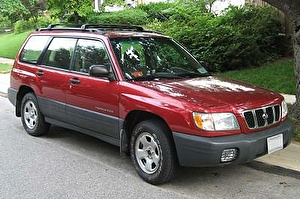 Размер колёс на Subaru Forester 2001 Подбор шин на Subaru Forester 2001