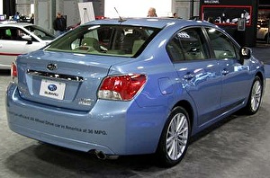 Размер колёс на Subaru Impreza 2012 Подбор шин на Subaru Impreza 2012
