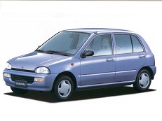 Размер колёс на Subaru Vivio 1992 Подбор шин на Subaru Vivio 1992