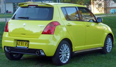 Размер колёс на Suzuki Swift 2006 Подбор шин на Suzuki Swift 2006