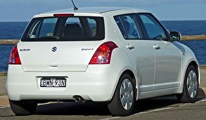 Размер колёс на Suzuki Swift 2010 Подбор шин на Suzuki Swift 2010