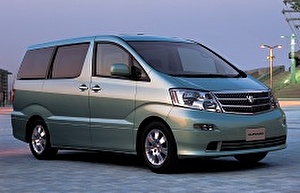 Размер колёс на Toyota Alphard 2004 Подбор шин на Toyota Alphard 2004