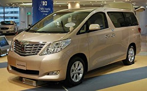 Размер колёс на Toyota Alphard 2011 Подбор шин на Toyota Alphard 2011