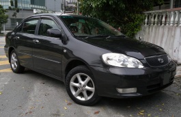 Размер колёс на Toyota Corolla Altis 2006 Подбор шин на Toyota Corolla Altis 2006
