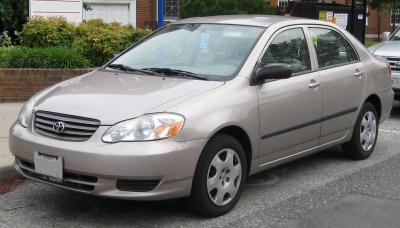 Размер колёс на Toyota Corolla 2004 Подбор шин на Toyota Corolla 2004