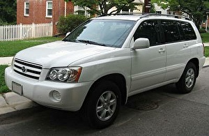 Размер колёс на Toyota Highlander 2001 Подбор шин на Toyota Highlander 2001