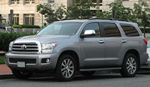 Размер колёс на Toyota Sequoia 2009 Подбор шин на Toyota Sequoia 2009