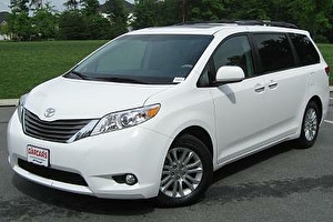 Размер колёс на Toyota Sienna 2011 Подбор шин на Toyota Sienna 2011