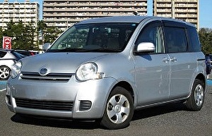 Размер колёс на Toyota Sienta 2007 Подбор шин на Toyota Sienta 2007
