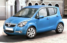 Размер колёс на Vauxhall Agila 2010 Подбор шин на Vauxhall Agila 2010