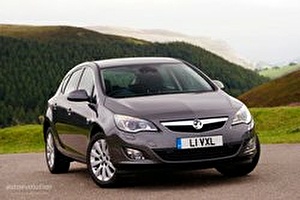 Размер колёс на Vauxhall Astra 2012 Подбор шин на Vauxhall Astra 2012