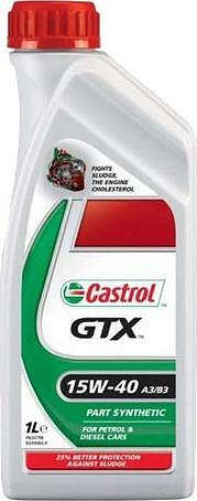 Castrol GTX 15W-40 A3/B3 1л