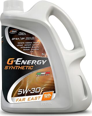 G-Energy Synthetic Far East 5W-30 API SP ILSAC GF-6A 5л