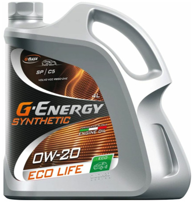 G-Energy Synthetic Eco Life 0W-20 4л