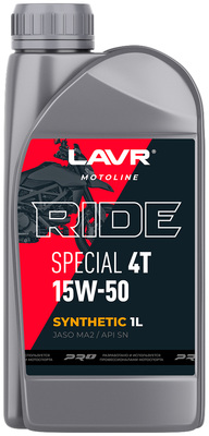 Lavr MOTO RIDE SPECIAL 4T 15W-50 SN 1л