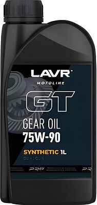 Lavr Трансмиссионное MOTO GT GEAR OIL 75W-90 GL-4 1л