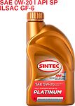 Sintec Platinum 0W-20 SAE SP GF-6 1л